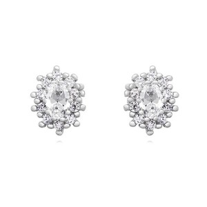 Cercei argint cu pietre DiAmanti Z1099E_W-DIA (Argint 925‰ 2,1 g.)